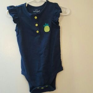Girls Denim looking onsie